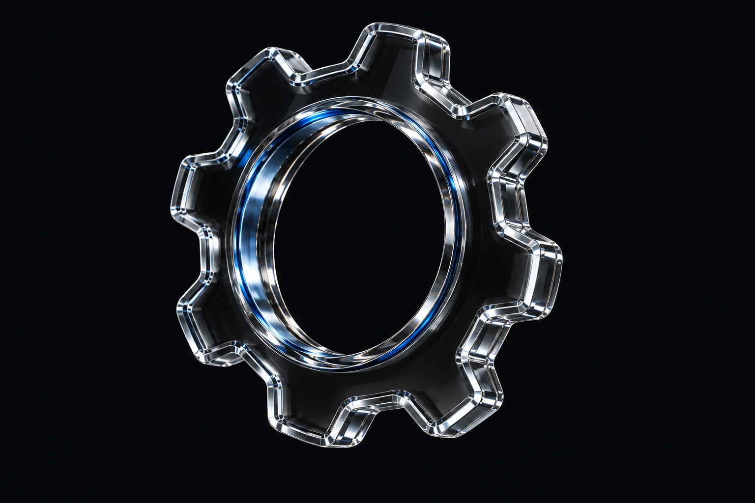 A glass gear represents the tools your employee uses to do the work